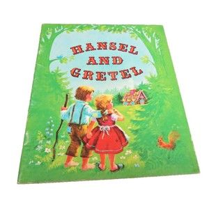 Hansel and Gretel 1970  Vintage Children's Classic No Record Educational Reading